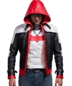 Batman Arkham Red Hood Leather Jacket