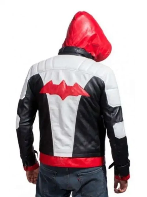 Batman Arkham Red Hood Leather Jacket