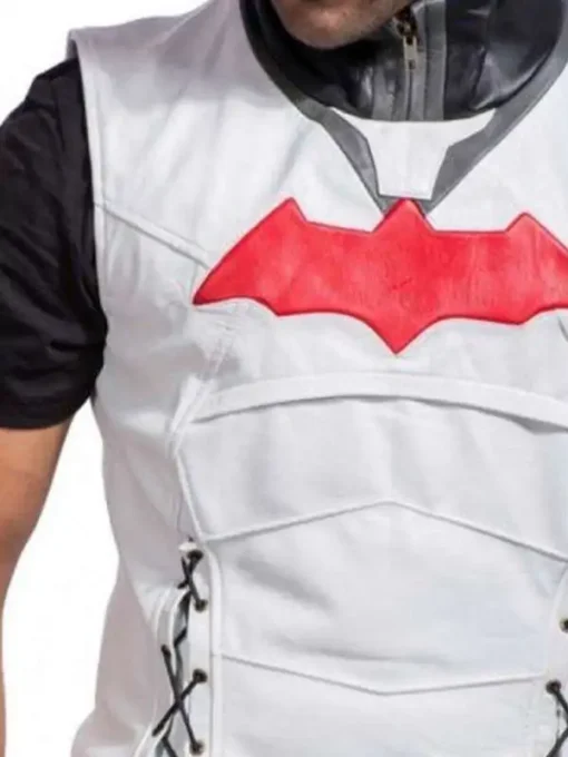 Batman Arkham Red Hood Leather Jacket