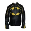 Batman Black & Yellow Leather Jacket