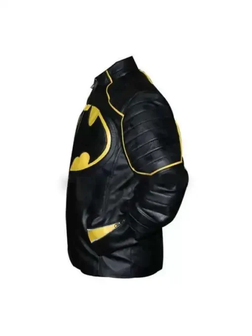 Batman Black & Yellow Leather Jacket