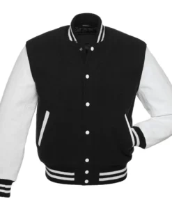 Black and White Varsity Jacket