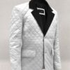 Bocelli Tuxedo Quilted Leather Blazer