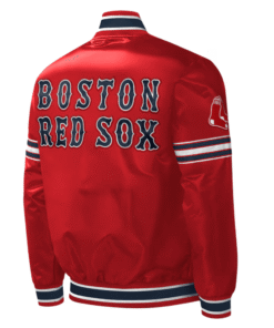 Boston Red Sox Starter Midfield Satin Varsity Jacket