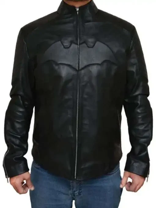 Bruce Wayne Batman Begins Christian Bale Leather Jacket