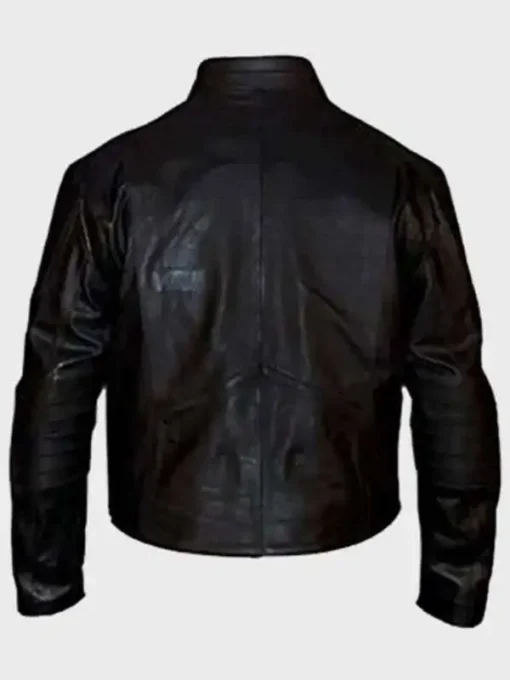 Bruce Wayne Batman Begins Christian Bale Leather Jacket