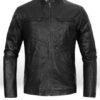 Cafe Racer Leather Jacket