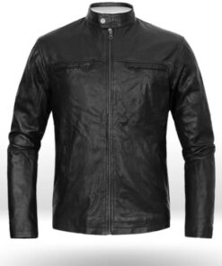 Cafe Racer Leather Jacket