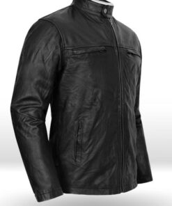 Cafe Racer Leather Jacket