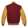 Cardinal and Gold Varsity Jacket