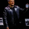 Jensen Huang Nvidia CEO Black Leather Jacket