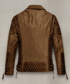 Charles Burnt Tan Leather Jacket