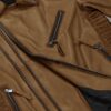 Charles Burnt Tan Leather Jacket