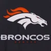 Denver Broncos Navy and Gray Varsity Jacket