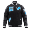 Detroit Lions Black Varsity Jacket