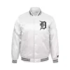 Detroit Tigers White Varsity Jacket