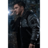 Eddie Brock Venom 2 Detroit Lions Black Varsity Jacket