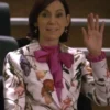 Elsbeth Carrie Preston White Floral Blazer