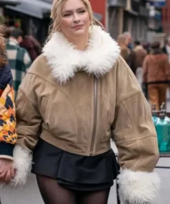 Emily in Paris Camille Shearling Jacket
