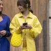 Emily In Paris Lily Collins Yellow Jacket