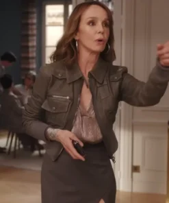 Emily in Paris Sylvie Grateau Leather Jacket