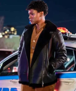 FBI Tiffany Wallace Shearling Jacket