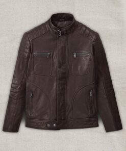 Firefly Moto Brown Biker Leather Jacket