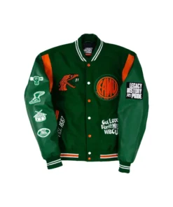 Florida A&M University Green Varsity Jacket