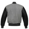 Grey and Black Varsity Jacket