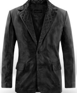 Harper Leather Blazer