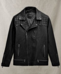 Ironwood Black Biker Leather Jacket