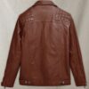 Ironwood Tan Biker Leather Jacket