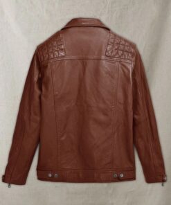 Ironwood Tan Biker Leather Jacket