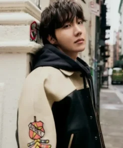 J-Hope Avirex Bomber Leather Jacket