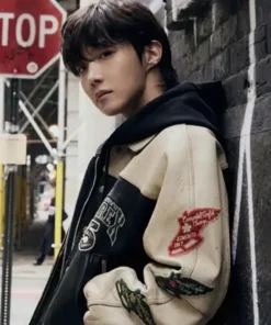 J-Hope Avirex Bomber Leather Jacket