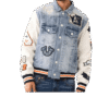 Jimmy Denim Varsity Jacket