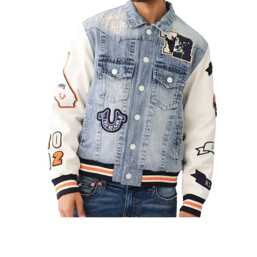Jimmy Denim Varsity Jacket