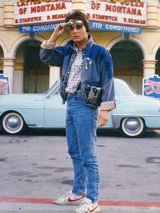 Marty McFly Back to the Future Denim Jacket