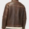 Men Aviator Shearling Leather Jacket