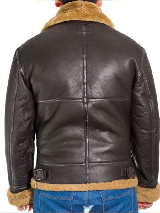 Men B3 Bomber RAF Shearling Jacket