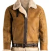 Men B3 Brown Shearling Aviator Jacket