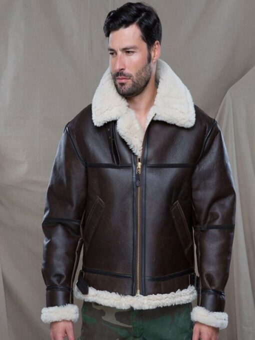 Men B3 Shearling Bomber Jacket