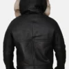 Men Black Shearling Jacket