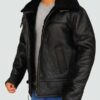 Men Sheepskin Bomber Leather Jacket