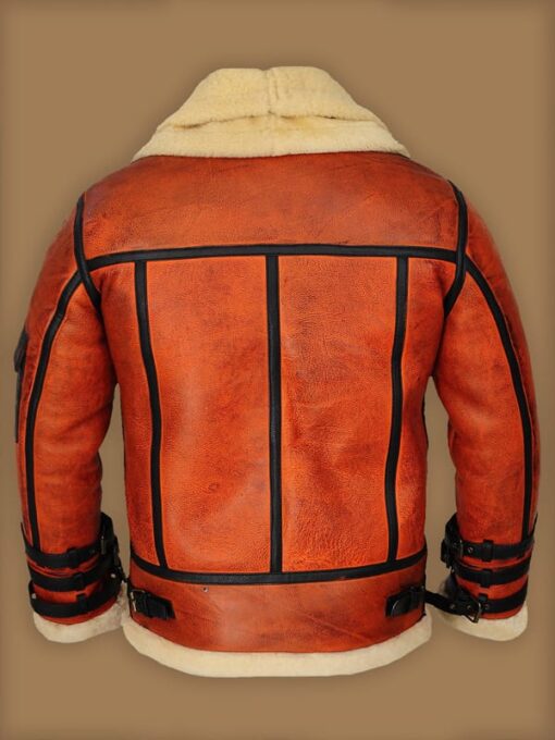 Mens B6 Raf Aaviator Sheepskin Waxed Jacket