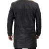Mens Real Leather Black Shearling Coat