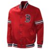 Boston Red Sox Starter Midfield Satin Varsity Jacket