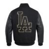 MLB Los Angeles Dodgers Black Varsity Jacket