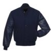 Navy Varsity Jacket