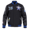 NBA All-Star 2025 Game Black Varsity Jacket